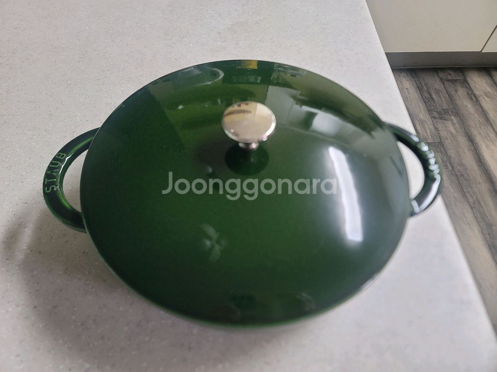 가격인하 르쿠르제 스타우브 소테 24cm 바질그린--0