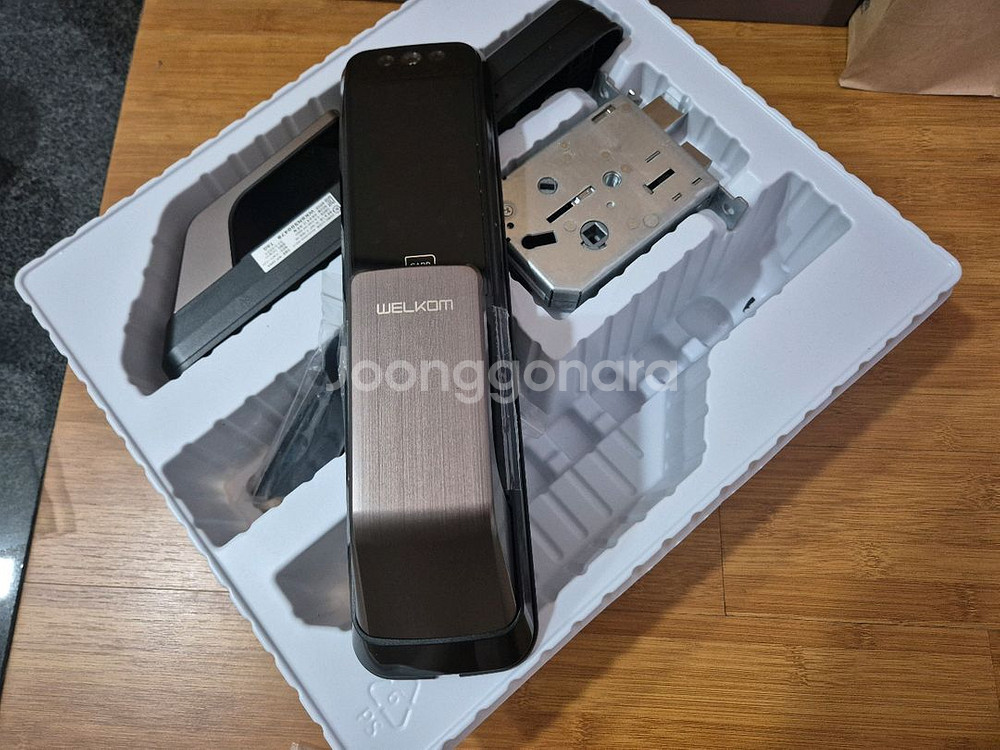 솔리티 얼굴인식 무타공 푸시풀 도어락 WP-500A--2
