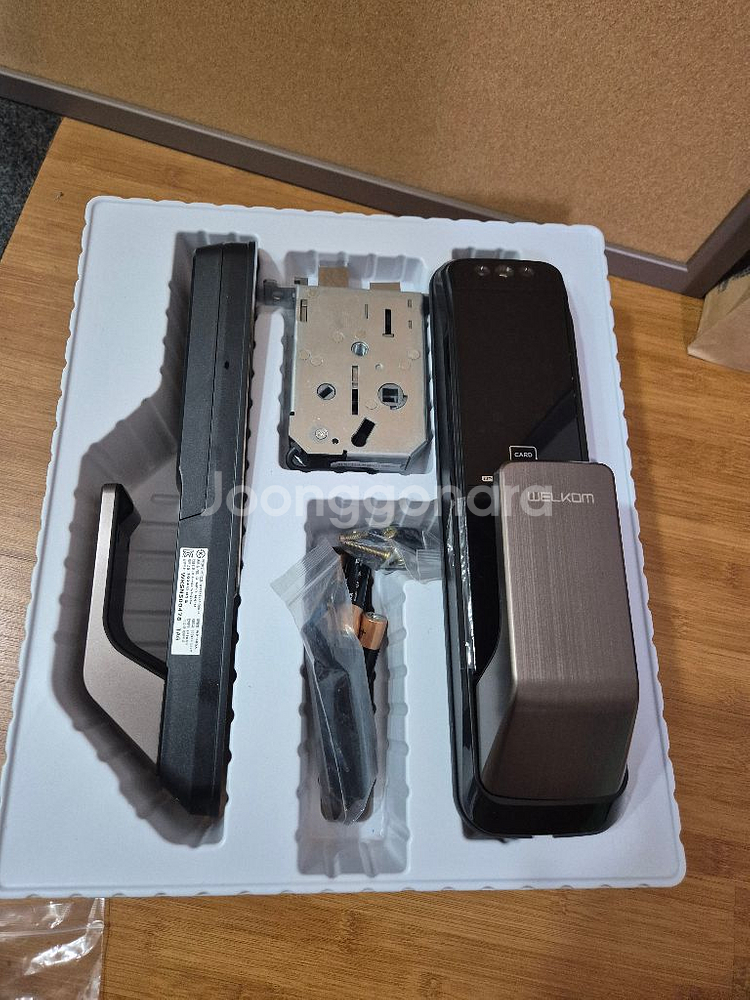 솔리티 얼굴인식 무타공 푸시풀 도어락 WP-500A--1