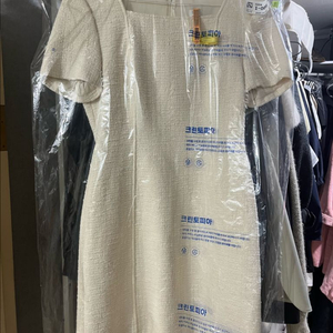 시에 아그네스 트위드 원피스 s