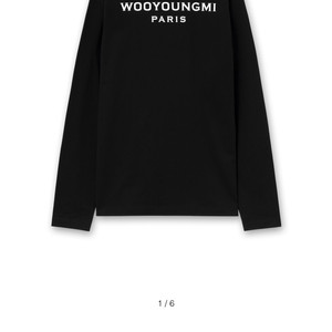 [새제품] 우영미 25fw 백로고 티셔츠 48
