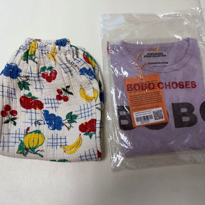 프프 과일s 고쟁이,보보쇼즈 반팔 새상품(일괄)