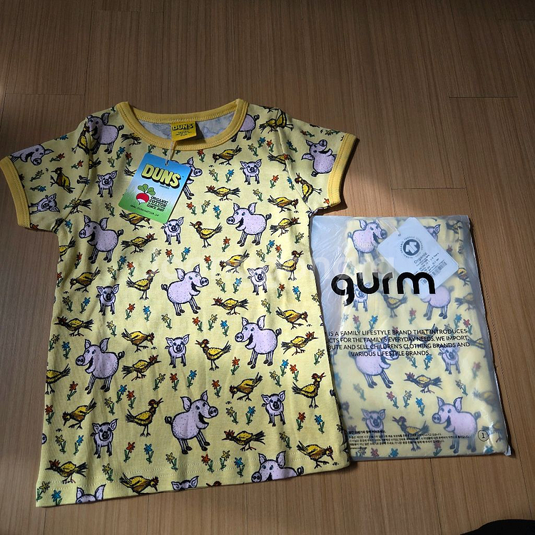 던스 돼지 반팔110 반바지 98104--0