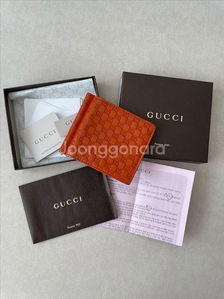 구찌 시마 머니클립 지갑 (정품)--0