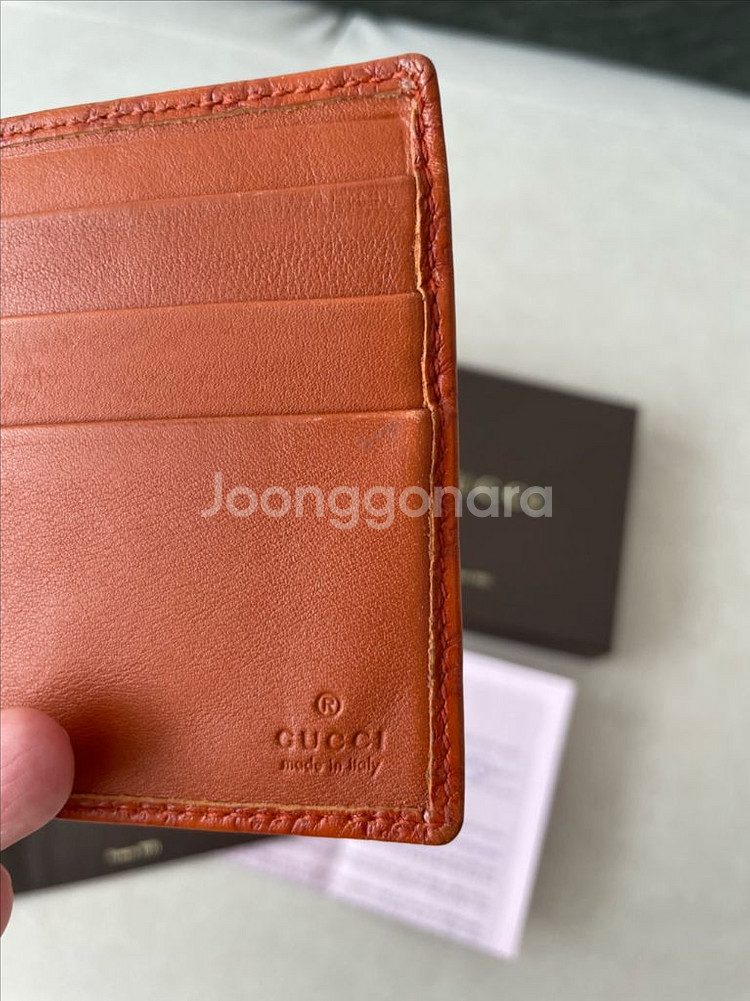 구찌 시마 머니클립 지갑 (정품)--5