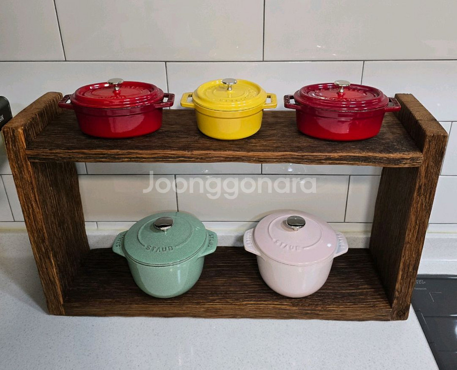 100년이상된 올드오크 고재 빈티지 주방미니선반--2