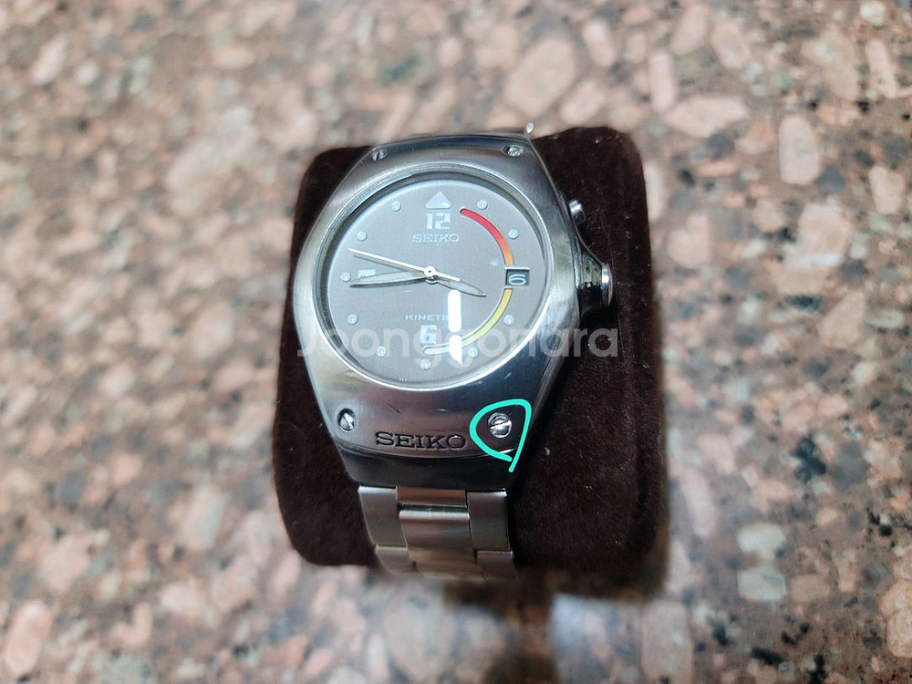 세이코 90년대 디자이너 키네틱 빈티지 시계 쿼츠--2