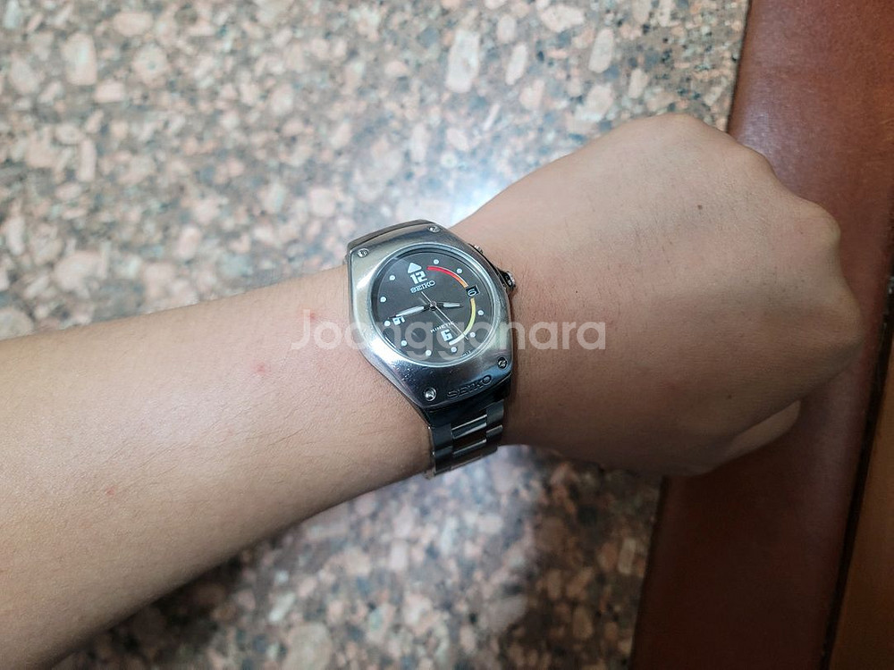 세이코 90년대 디자이너 키네틱 빈티지 시계 쿼츠--6