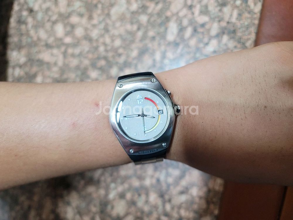 세이코 90년대 디자이너 키네틱 빈티지 시계 쿼츠--7