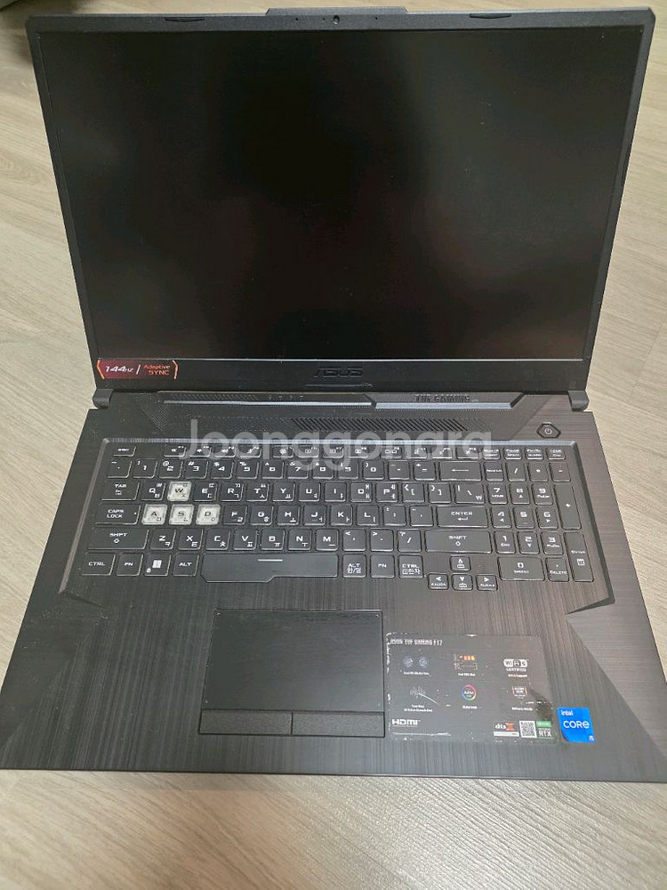 asus tuf gaming f17 팝니다--1