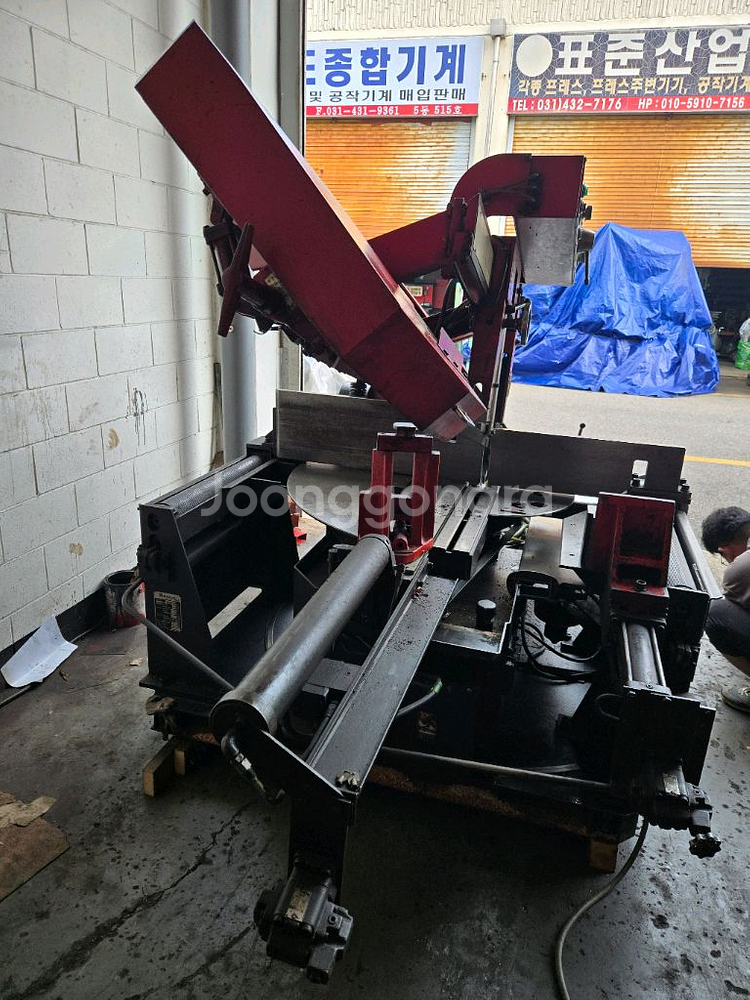 중고 아마다(amada)밴드쏘,밴드쇼,톱기계**각도절단--1