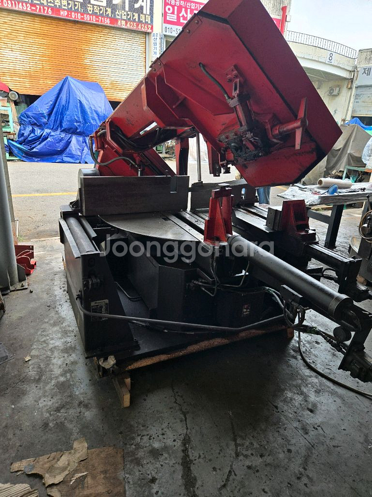 중고 아마다(amada)밴드쏘,밴드쇼,톱기계**각도절단--2