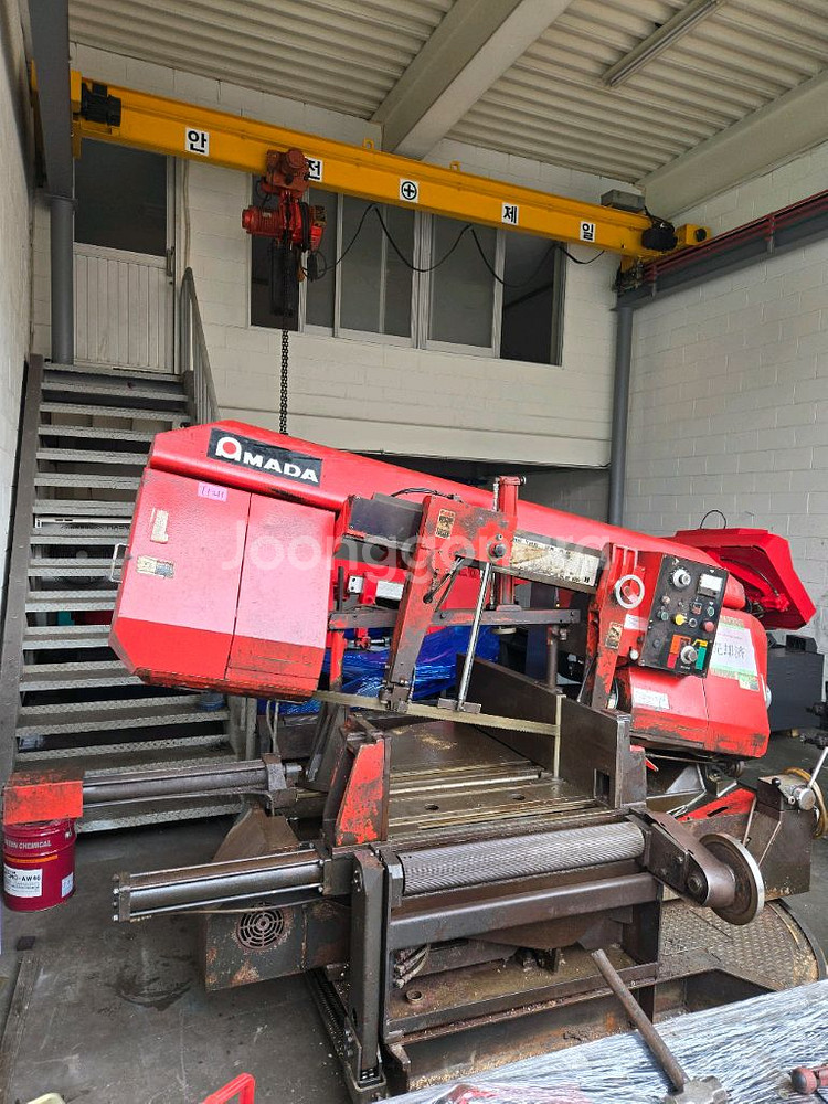 중고 아마다(amada)밴드쏘,밴드쇼,톱기계**각도절단--4