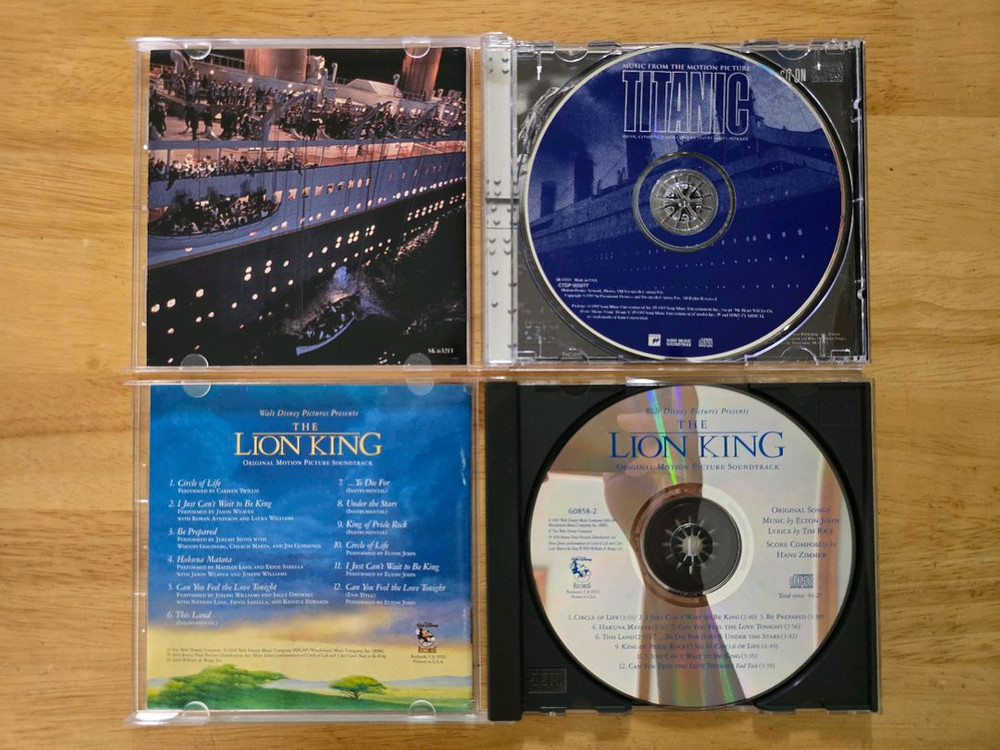 CD 음반 해외 OST 앨범 4장 이미지