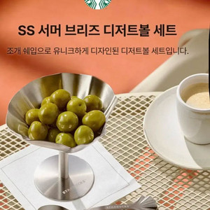 스타벅스 서머 브리즈 디저트볼 세트
