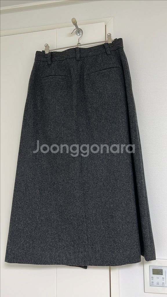 파사드패턴 클래식 랩 스커트(차콜/M)--2