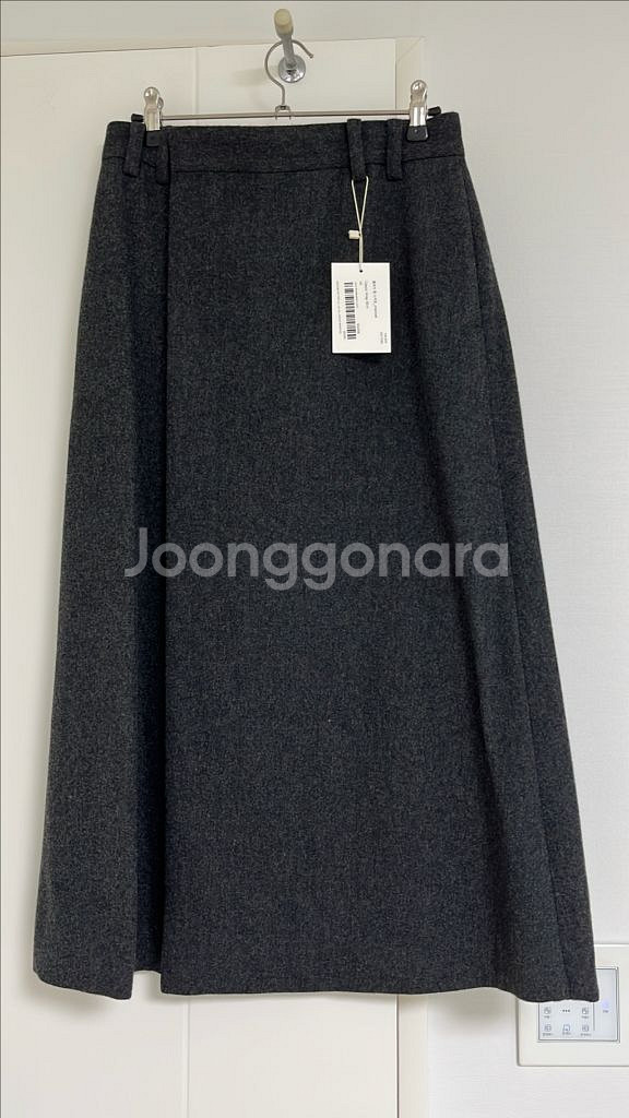 파사드패턴 클래식 랩 스커트(차콜/M)--1