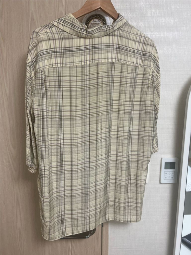 [판매완료]르메르/20SS 멀티컬러 컨버터블 체크셔츠/46--3