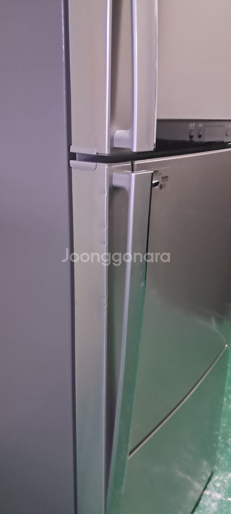 1588 엘지 441L 2도어냉장고(메탈)--9