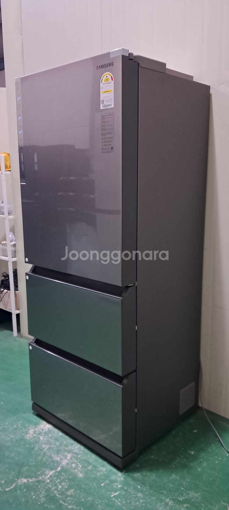 1584 삼성 328L 스탠드김치냉장고(메탈)--2
