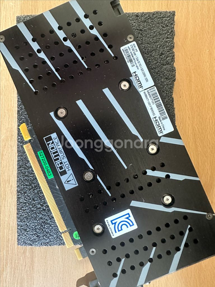 갤럭시 GTX1660 SUPER 6GB 판매 합니다.--1