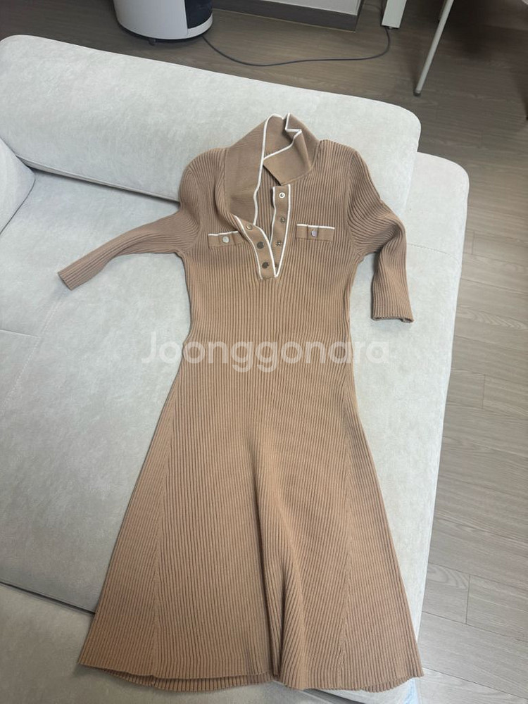 마쥬 니트 원피스 나연원피스 66사이즈--1