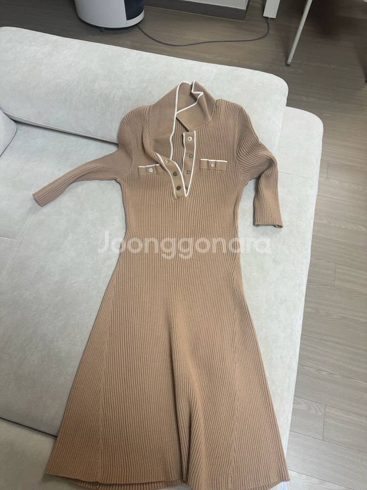 마쥬 니트 원피스 나연원피스 66사이즈--2