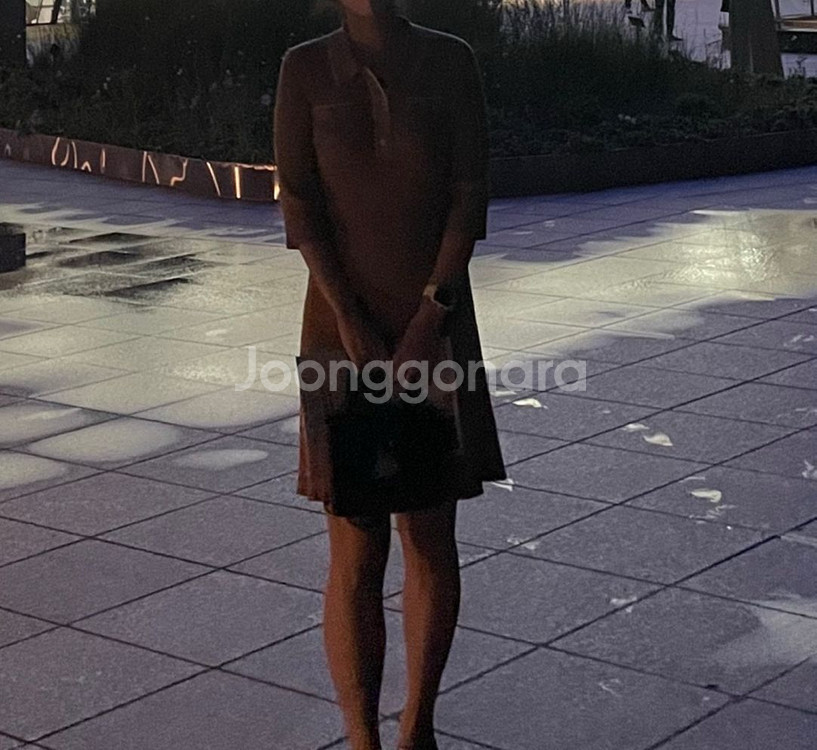 마쥬 니트 원피스 나연원피스 66사이즈--3