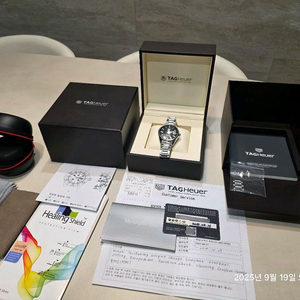 태그호이어 구형 까레라 데이트 39mm 검판