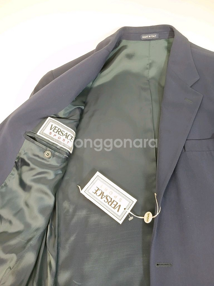 베르사체 스포츠 곤색 스판 남성 정장--5