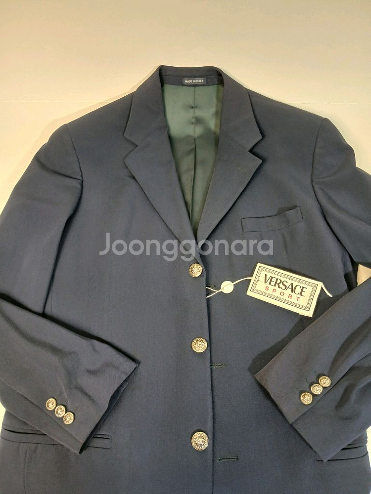 베르사체 스포츠 곤색 스판 남성 정장--6