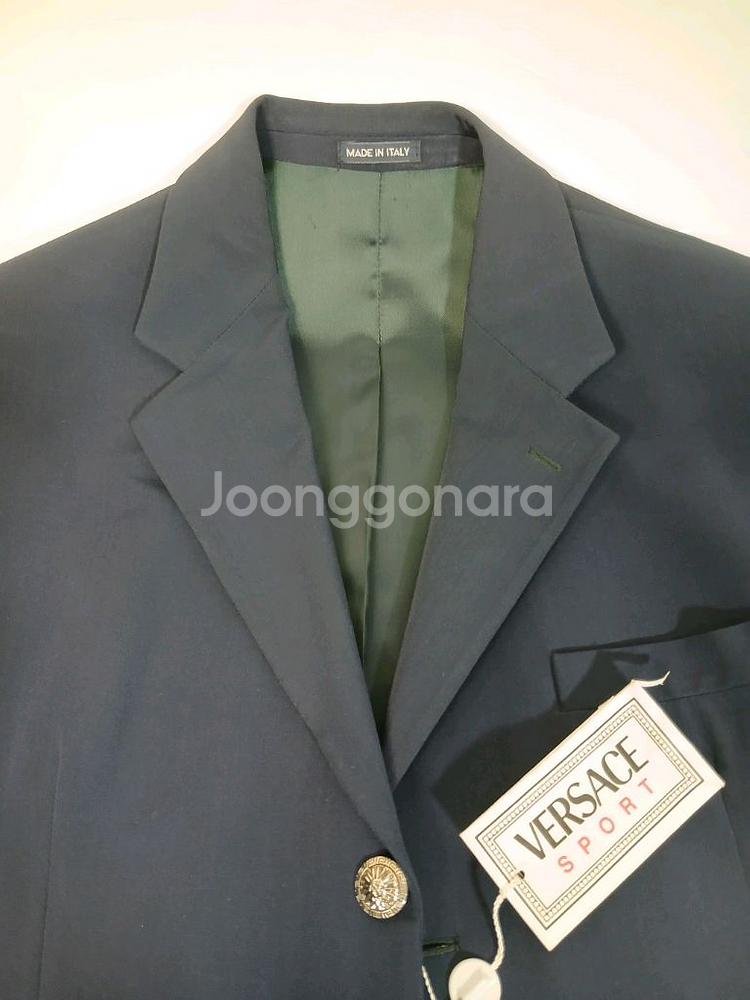 베르사체 스포츠 곤색 스판 남성 정장--7