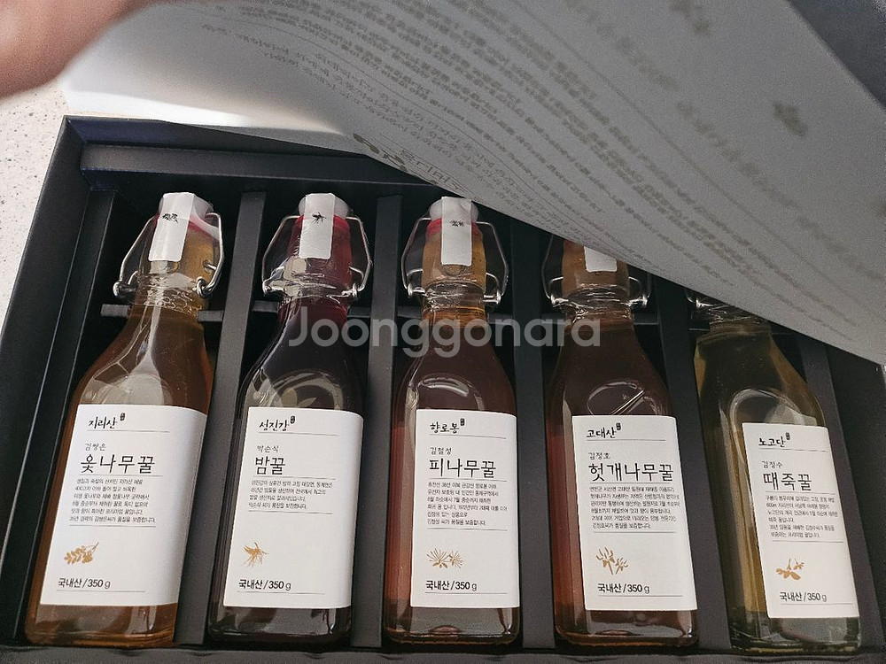 백두대간 옴니버스 꿀세트 5병 백화점 건강식품--2