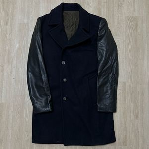 앤드지 지오지아 남성 양가죽 배색 코트 XL/105