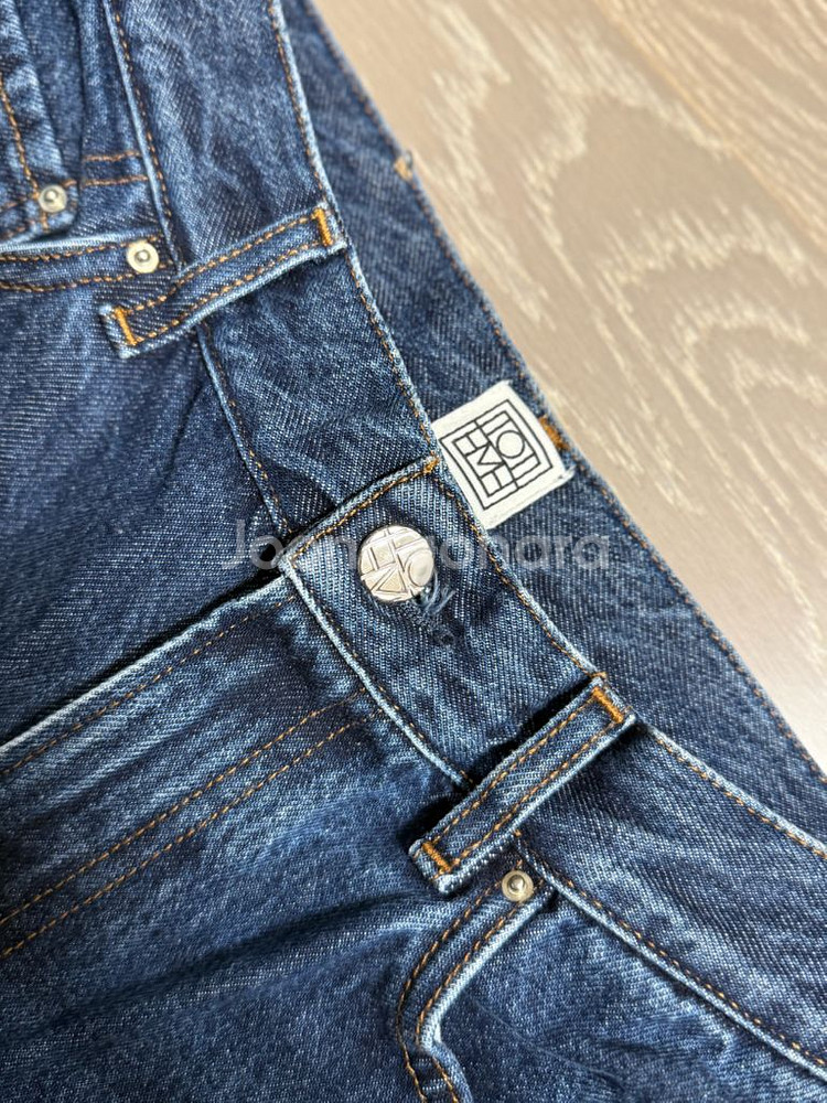 토템 테이퍼드 레그 데님--5