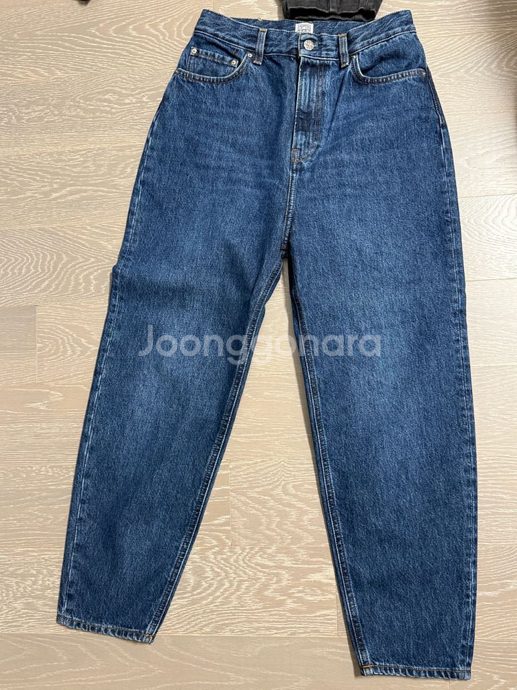토템 테이퍼드 레그 데님--4