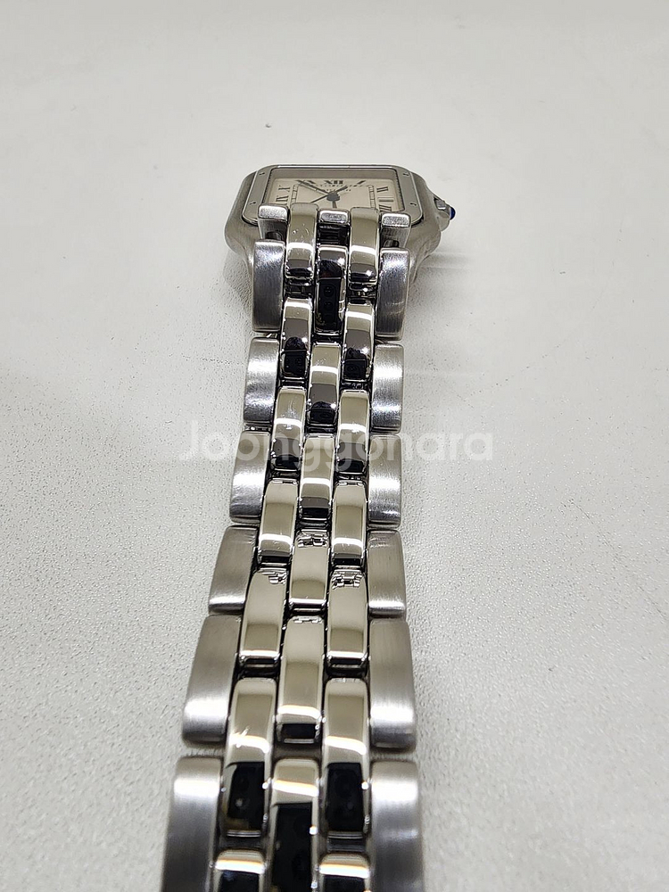 까르띠에 1300 팬더 스틸 쿼츠 라지--8