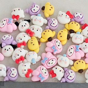 파츠 미니산리오 무광머리 40개 일괄