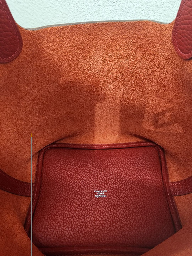 에르메스 끌레망스 피코탄 18 레드계열 이미지