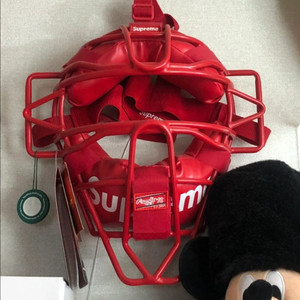 슈프림 롤링스 캐쳐스 마스크 레드