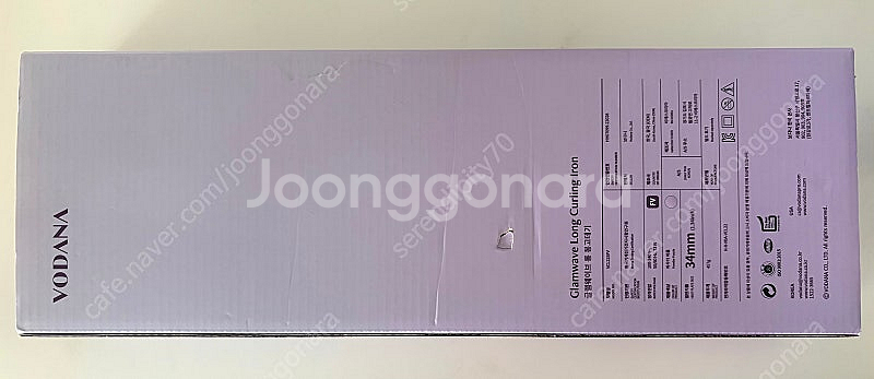 [무배] 보다나 글램웨이브 롱 봉고데기 34mm 퍼플--3