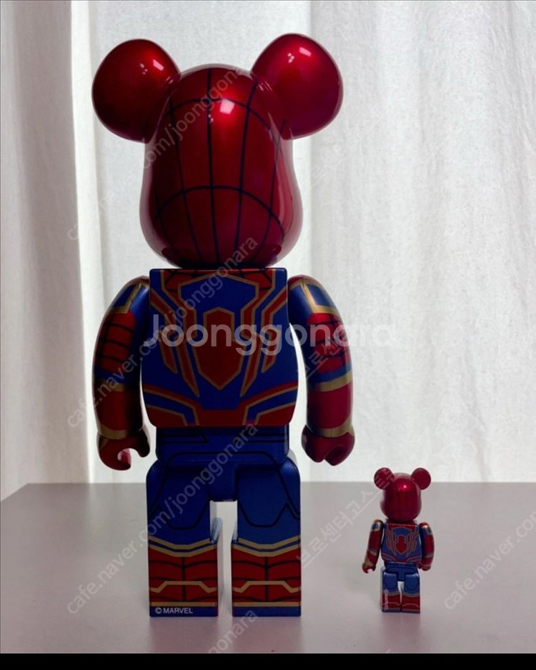 아이언스파이더맨 베어브릭 400% 100%--1