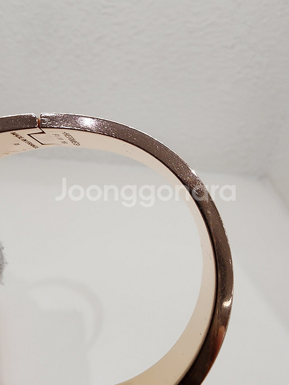 에르메스 블루 메탈 클릭아슈 여성 팔찌 H700001F--7