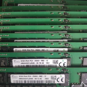 하이닉스 DDR4 ECC 2666v 32GB 9장 판매