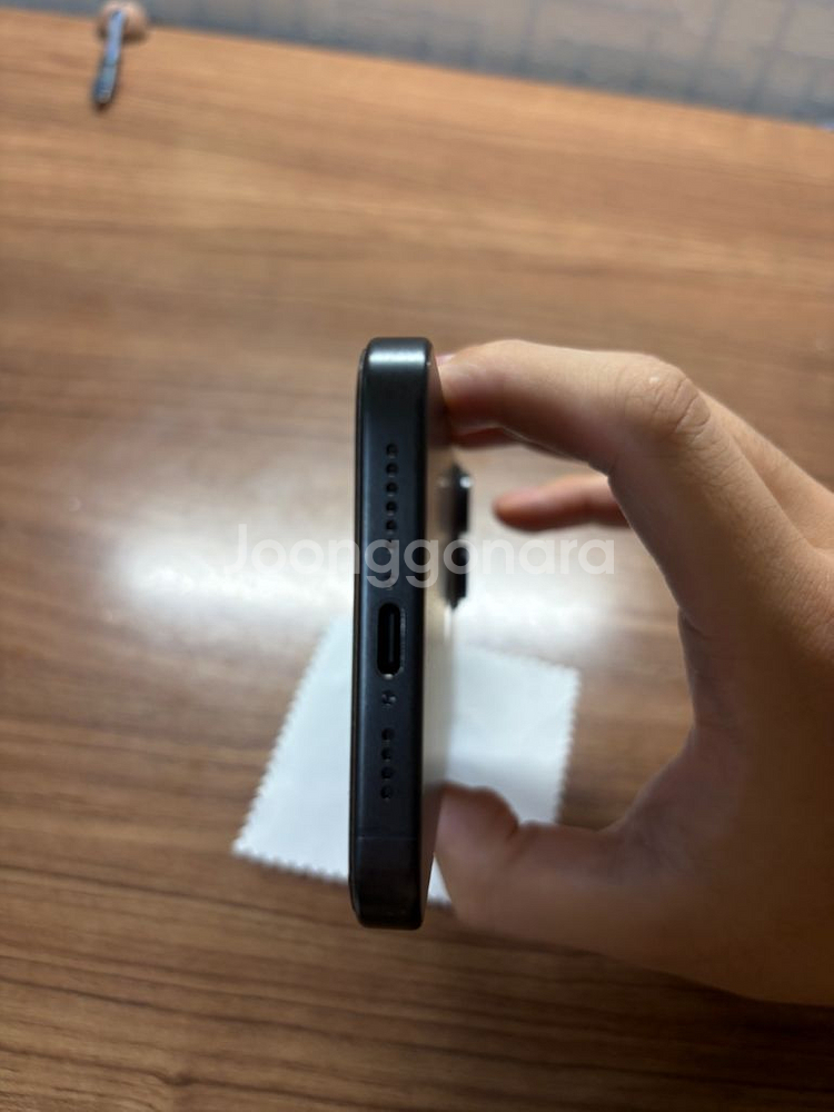 아이폰15 프로맥스 256GB 블랙 풀박스 +애케플--11