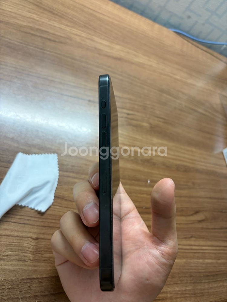 아이폰15 프로맥스 256GB 블랙 풀박스 +애케플--12