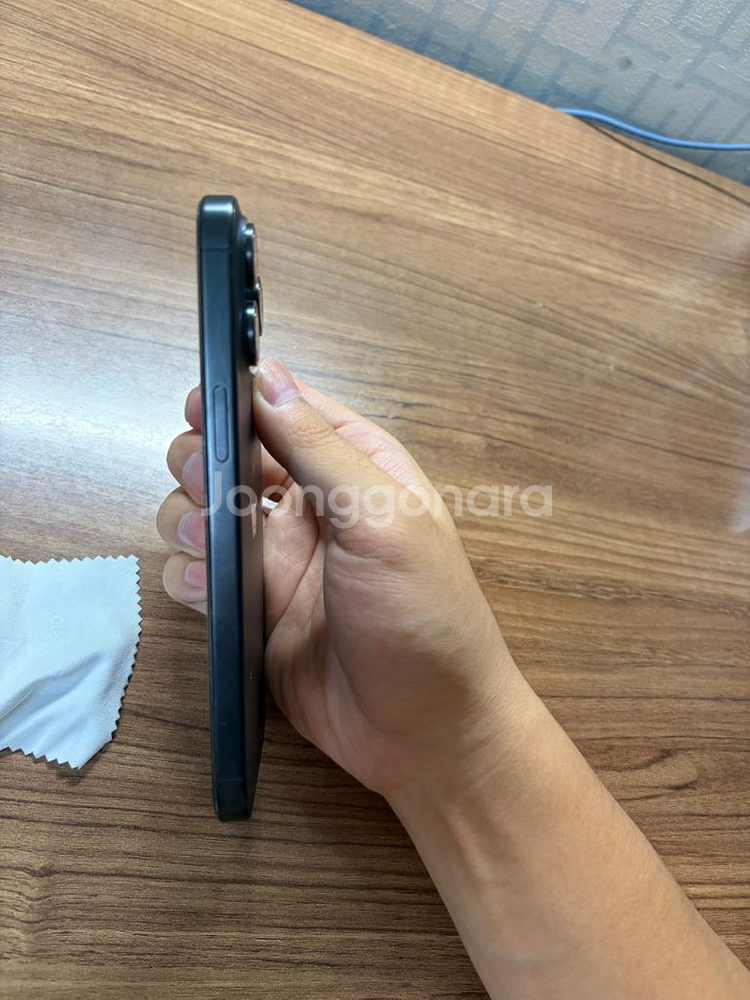 아이폰15 프로맥스 256GB 블랙 풀박스 +애케플--13