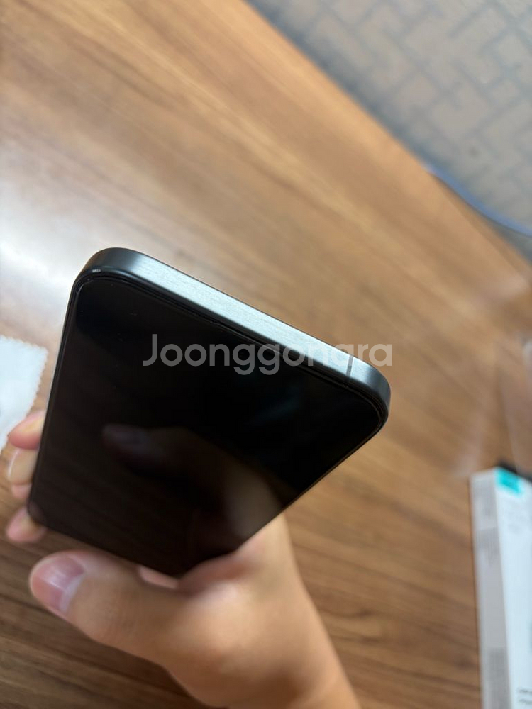아이폰15 프로맥스 256GB 블랙 풀박스 +애케플--10