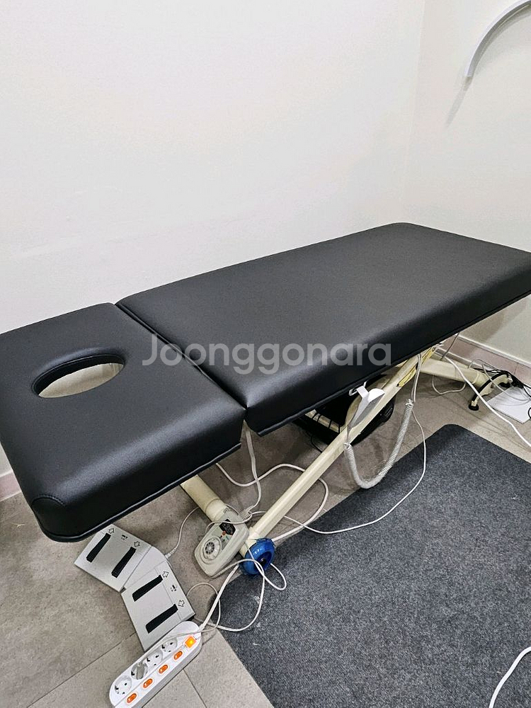 미용 전동베드 온열 높이 각도조절가능--4