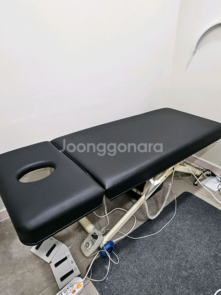 미용 전동베드 온열 높이 각도조절가능--1